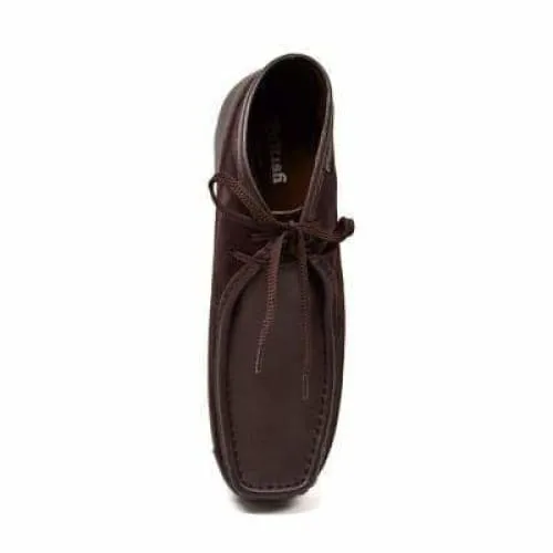 British Walkers New Castle Wallabee Boots Men's Brown Leather and Suede